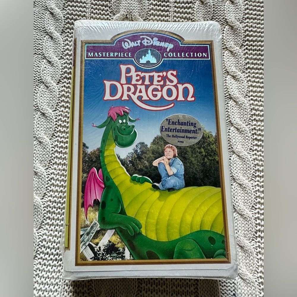Disney’s Pete’s Dragon VHS Wrapped New Masterpiece Collection Harder to Find